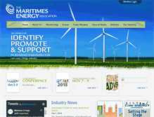 Tablet Screenshot of maritimesenergy.com